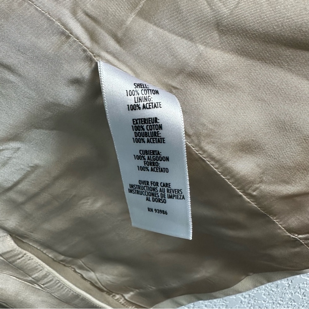 Petite Sophisticate Tan Blazer with Pockets - Picture 8 of 9